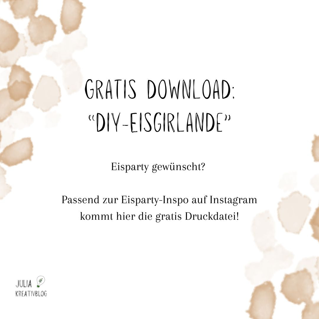 PDF: gratis Download "DIY-Eisgirlande"