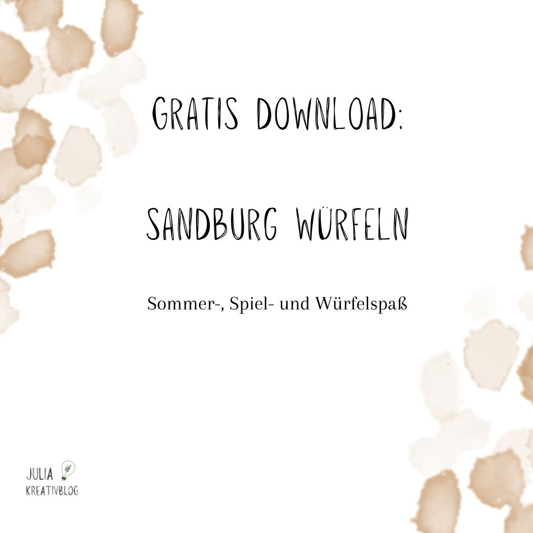 PDF: Gratis Download "Sandburg würfeln"