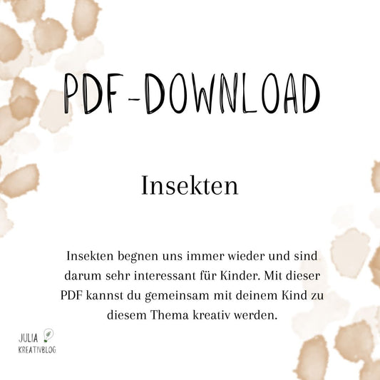 PDF: "große PDF rund um die Insekten"