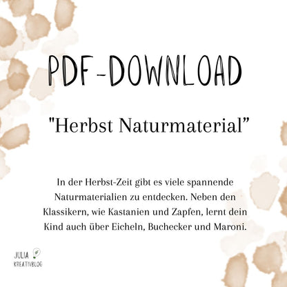 PDF: Herbst Naturmaterial