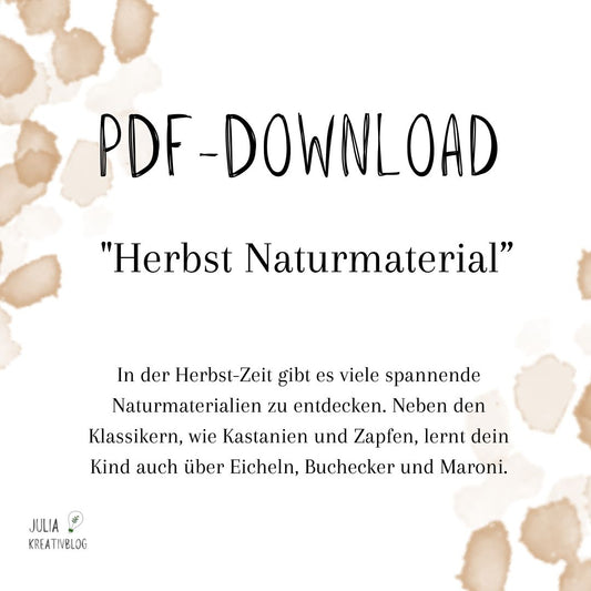 PDF: Herbst Naturmaterial