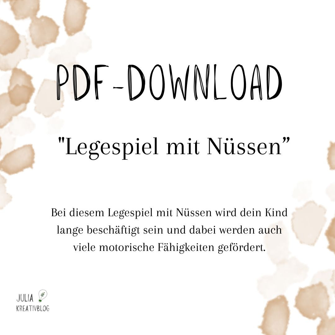 PDF: Legespiele mit Nüssen