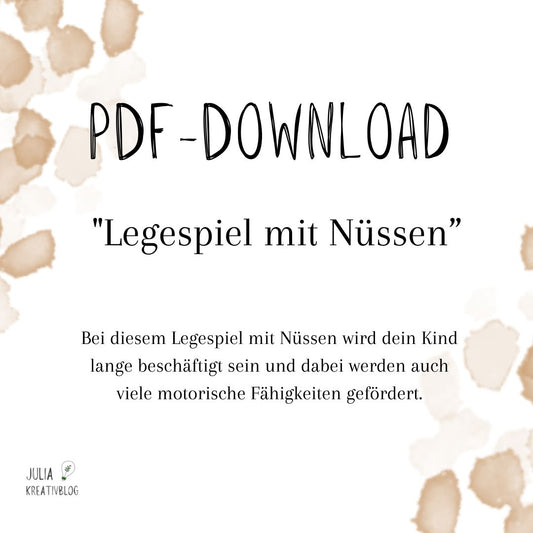 PDF: Legespiele mit Nüssen