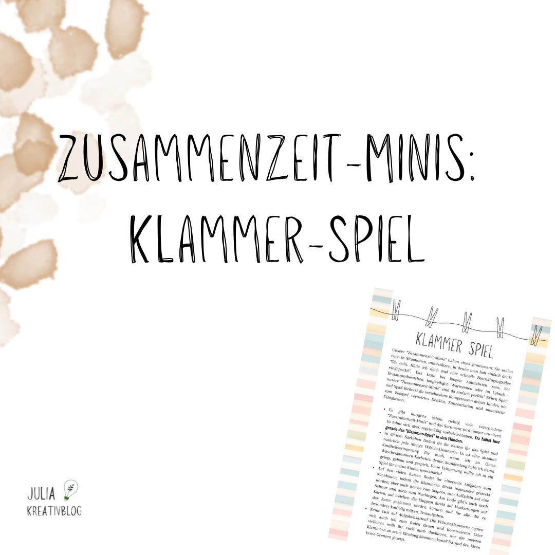 Zusammenzeit-Minispiele - verschiedene Varianten