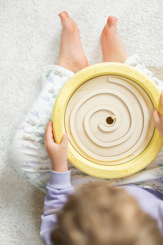 Spiralenplatte für Stapelsteine