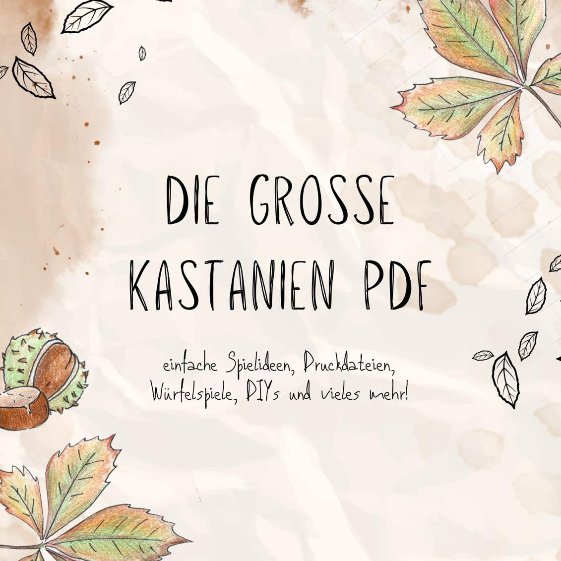 PDF: Kastanien-Zusatzmaterial zur Buchvorbestellung