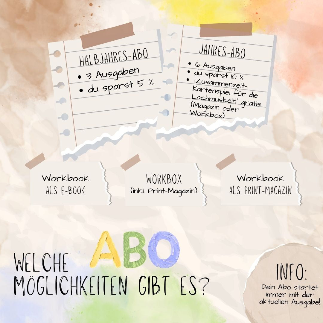 Ausgabe 5/6 2026 "Farben, Herbst, Sammelzeit" (SEP/OKT)