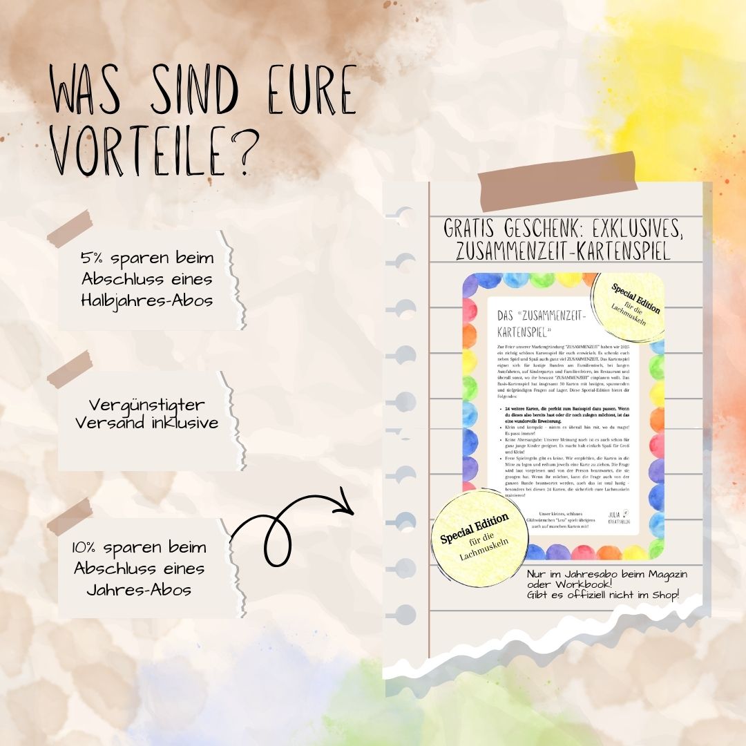 Ausgabe 5/6 2026 "Farben, Herbst, Sammelzeit" (SEP/OKT)