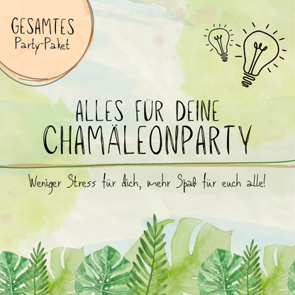 PDF: Alles für eine kunterbunte Chamäleon-Party