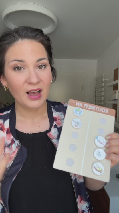 Materialpaket: Routine-Plan, montessori-inspiriert