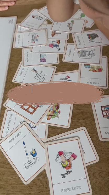 Haushaltskarten-Set "Ich kann das schon" - verschiedene Varianten