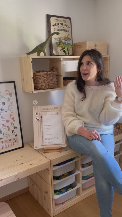Materialpaket: Jahreskalender für Kinder, montessori-inspiriert
